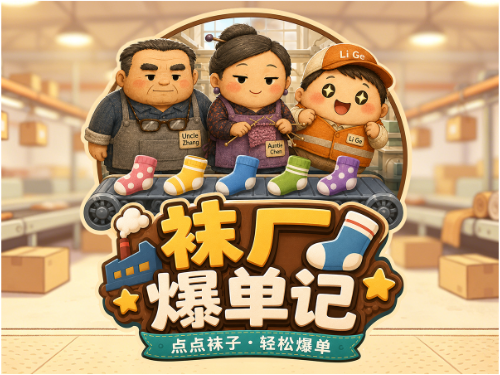 袜厂爆单记：分拣休闲小游戏源码